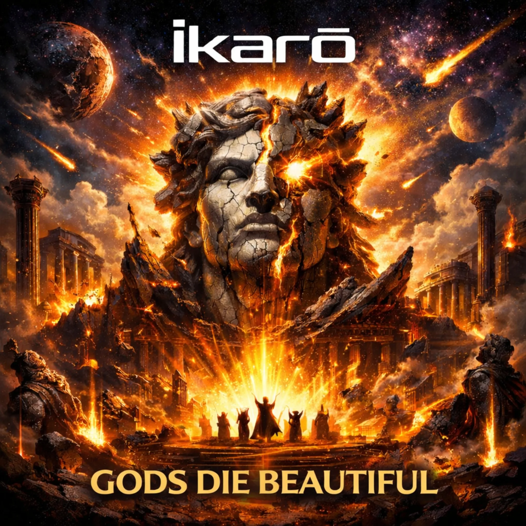 Gods Die Beautiful — single cover artwork by Ikarō
